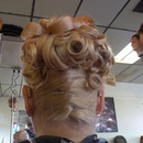 Wedding party updo 
