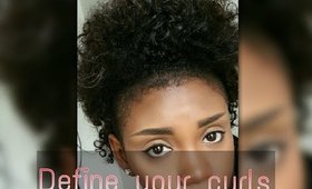 HOW  TO: DEFINE YOUR CURLS