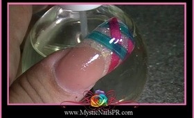 Uñas Cintas Entrelazadas :::  ☆ Jennifer of MysticNailsPR.com