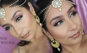 Indian get ready with me glowing acne covering makeup tutorial