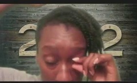 Natural Hairstyle-Two Strand Updo (4c Hair)
