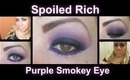 Spoiled Rich Purple Smokey Eye Makeup Tutorial (MAC Archie Palette)