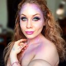 Glittering Purple Mermaid Halloween Makeup