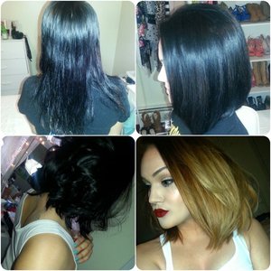 from black to light ombre style