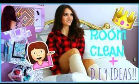 Cleaning my ROOM +  DIY ROOM ORGANIZATION IDEAS + Tips & TRICKS