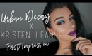 URBAN DECAY X KRISTEN LEANNE REVIEW & FIRST IMPRESSIONS