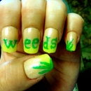 Showtimes Weeds Inspired nails