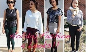 Holiday Fashion: 4 Looks