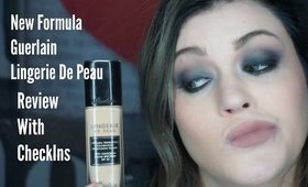 New Formula Guerlain  Lingerie De Peau Natural Foundation Review with Check Ins