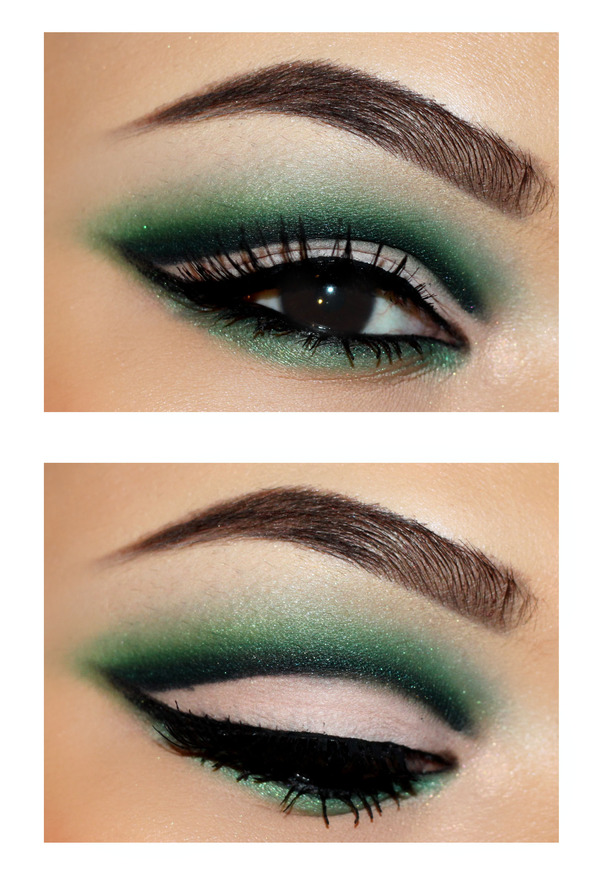 Green Cut Crease | Ceejay F.'s (Ceejay0403) Photo | Beautylish