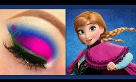 Disney's Frozen: Princess Anna inspired makeup tutorial
