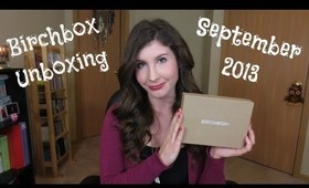 Birchbox Unboxing September 2013