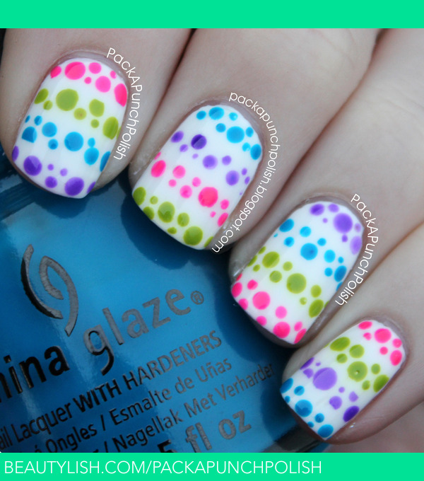 Polka Dot Stripes | Samantha S.'s (packapunchpolish) Photo | Beautylish