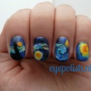 Nail artwork van Gogh 