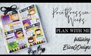 Print Pression Weeks | Plan With Me feat. Erica G Designs