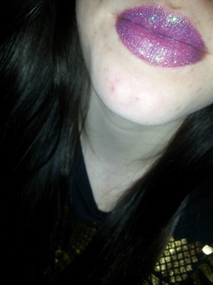 glitter lips 