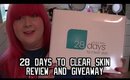 28 Days To Clear Skin Review & Giveaway!