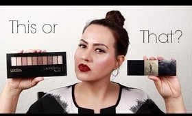 This or That? NEW YSL Couture Variation Palette VS. L'Oreal La Palette Nude 1
