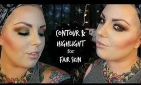 How to Contour & Highlight for Fair Skin ♡ TUTORIAL