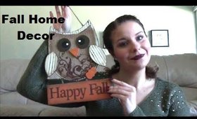 Fall Home Decor Haul 2015