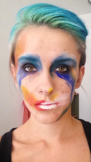 Make up inspired by Applause of Lady Gaga 