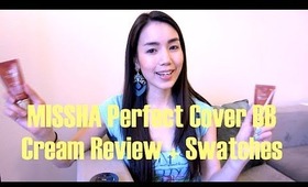 Missha Perfect Cover BB Cream REVIEW + Swatches
