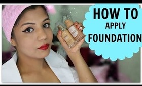 How To Apply Foundation Indian Skin Tone Brown,Medium,Dark,Olive,Beige Skin