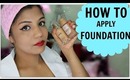 How To Apply Foundation Indian Skin Tone Brown,Medium,Dark,Olive,Beige Skin