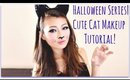Halloween Series| Cute Cat Makeup Tutorial!