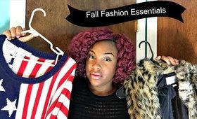 Fall Fashion Essentials