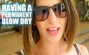Having a Permanent Blow Dry | Lily Pebbles Vlog