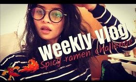 Weekly Vlog 12: Spicy Ramen challenge 😫