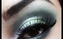 Silver & Green Eyeshadow Tutorial Using BH Cosmetics