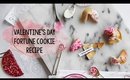 Valentine's Day Fortune Cookie Valentine Gift Recipe & Tutorial | OliviaMakeupChannel