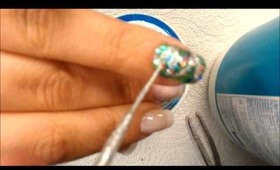 Christmas Tree Nail Art