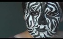 Zebra Faced: Face Painting & Costume Look