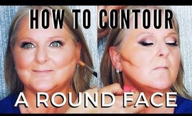 How To Contour And Highlight A Round Face For Women Over 40 - mathias4makeup