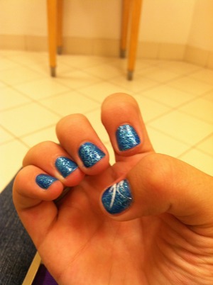 Got them professionally done. Cute though. 