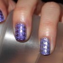 Purple Houndstooth