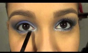 ELECTRIC BLUE Prom Makeup!