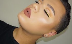 Bold Yellow Liner & Glowing Skin | Makeup Tutorial