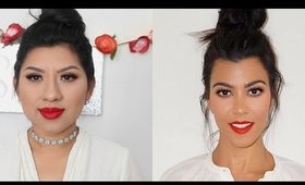 KOURTNEY KARDASHIAN INSPIRED MAKEUP LOOK + Giveaway Winner