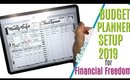 Budget Planner Setup 2019 in my Digital Planner on iPad Pro, How to Budget for Financial Freedom