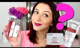 LOREAL REVITALIFT BRIGHT REVEAL SKINCARE | REVIEW + HOW TO GET FREE PRODUCTS