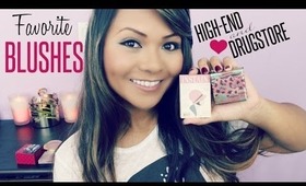 Favorites: Top 5 Blushes (High-End & Drugstore Makeup) | TheMaryberryLive