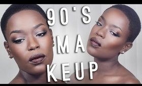 90's Makeup Holiday | Matte Skin Brown Lips