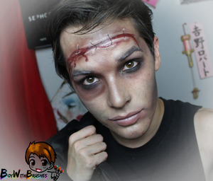 Rocky Horror Picture Show inspired, Eddie make up
