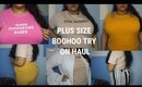 Plus Size Boohoo Try On Haul | Lyiah xo