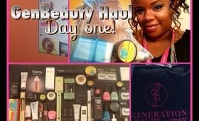 GenBeauty haul Day One