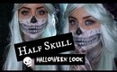 Half Skull Face | Halloween Look